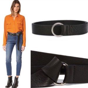 B-low The Belt Mia Belt Silver Black Circle Vegan